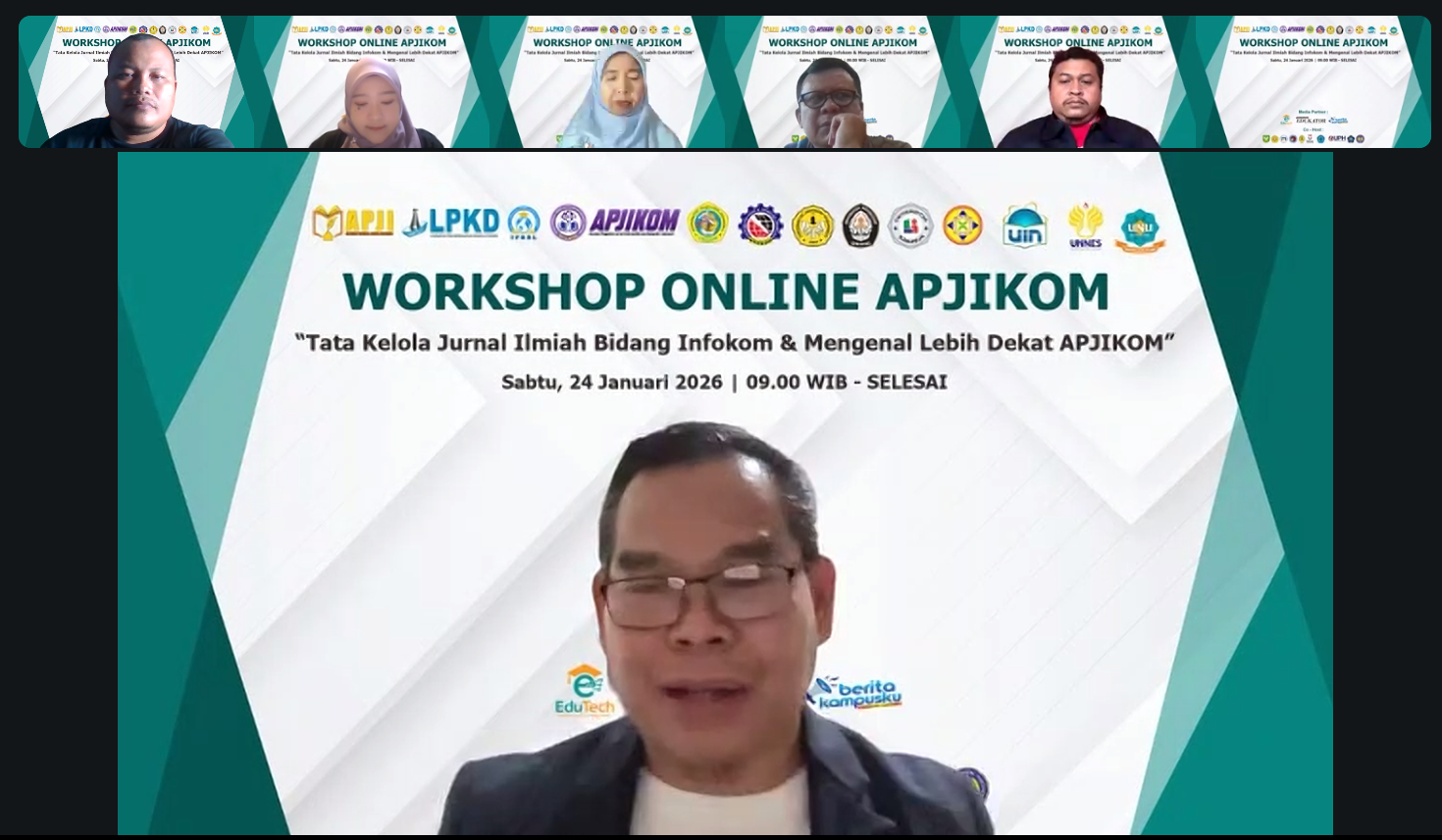 Anggota PATIN Ikuti Workshop Tata Kelola Jurnal Ilmiah APJIKOM